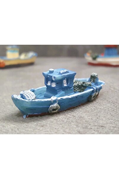 morlalem m Mini Minyatür Fileli Tekne Kayık Silikon Kalıp K-1401, Terrarium D...