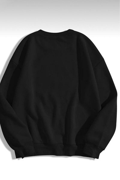 NO 601 Hanorac de iarnă fără glugă, cu imprimeu Stargirl, leopard negru, pentru femei