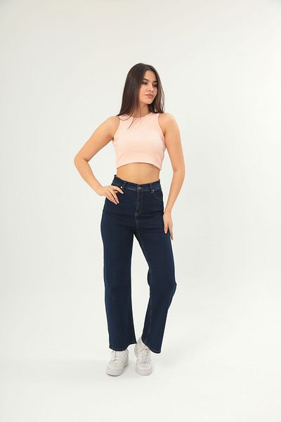 FRANCO RENZO Γυναικεία Strappy Crop Top Μπλούζα