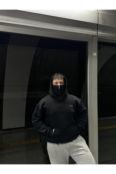 RAPA BUTİK Rapa Special Masked Sweatshirt