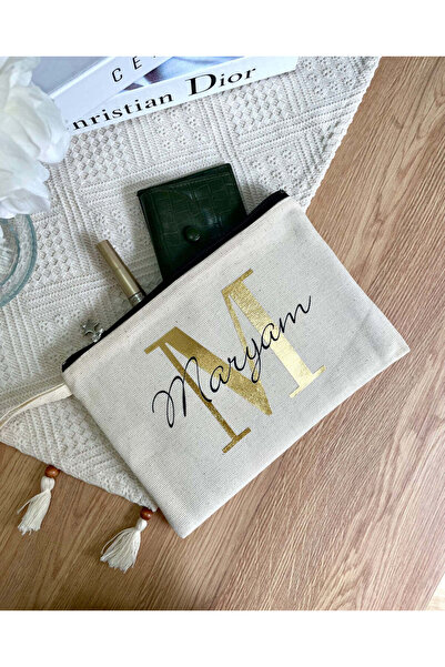 Babyorkids Kişiye Özel Çanta Clutch Çanta Makyaj Çantası