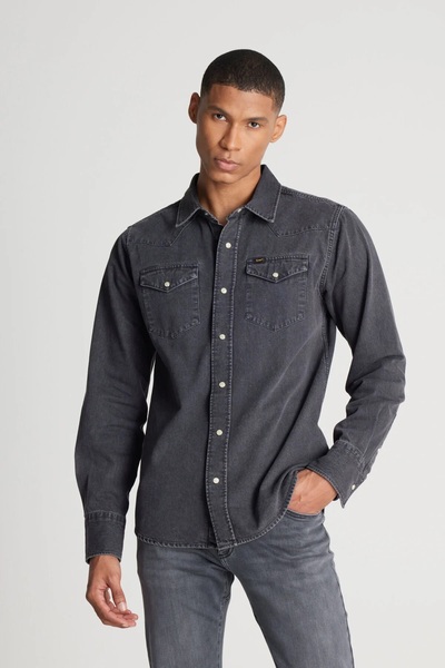 Lee Erkek Regular Fit Normal Kesim Jean Kot Gömlek