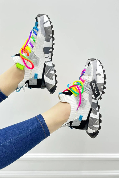 Guja Kadın Sneaker Spor Ayakkabı 2525Y303-1 (DAR KALIP 1 BEDEN BÜYÜK TERCİH E...