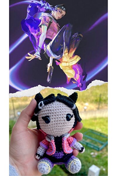 KayNal Valorant Ajanı Örgü Oyuncak Amigurumi