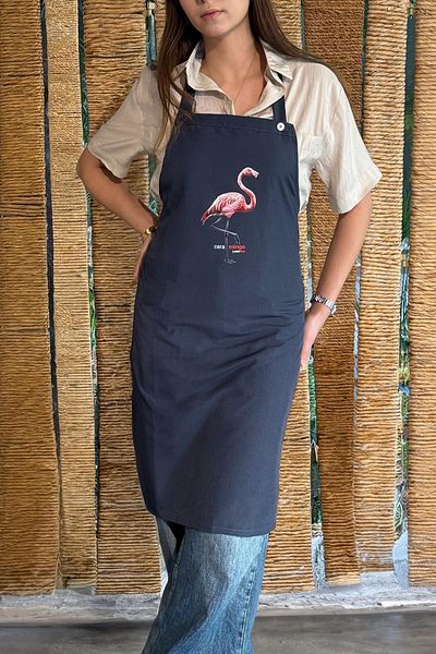 Ref-San Sorț de atelier elegant Flamingo Colorat