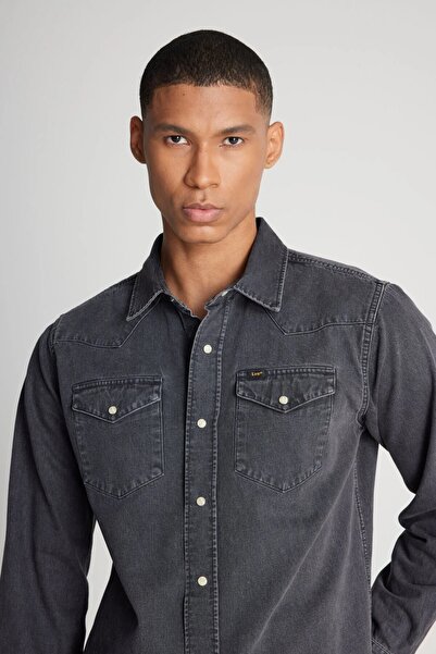 Lee Erkek Regular Fit Normal Kesim Jean Kot Gömlek