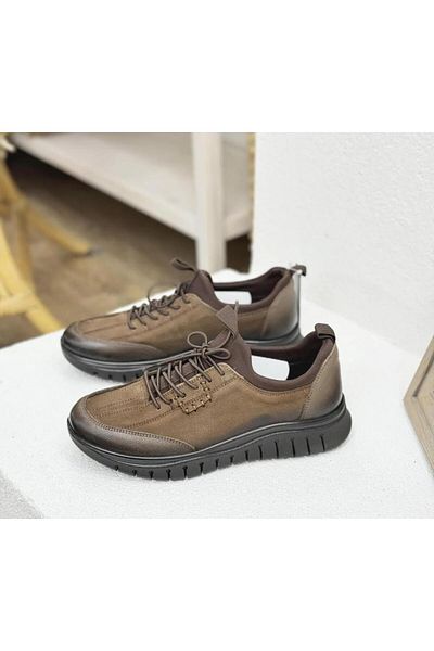 Venüs 2216670 K Genuine Nubuck Leather Atom Sole Anatomical Daily Casual Shoes