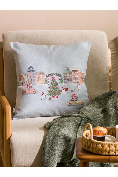 LC Waikiki LCW HOME Karışık Yılbaşı Temalı Kırlent Kılıfı 45x45 Cm