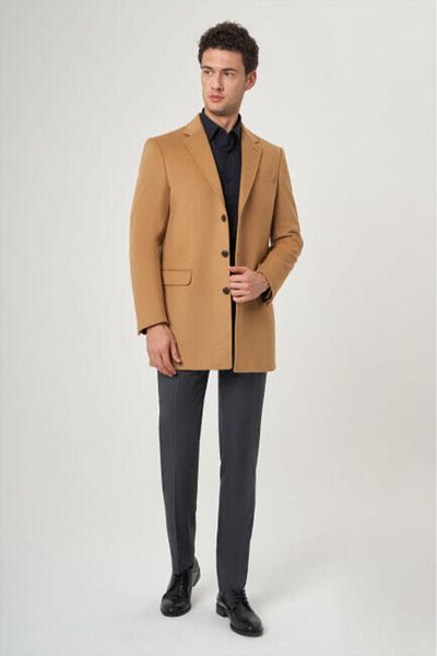 Bisse Men's Palto Camel