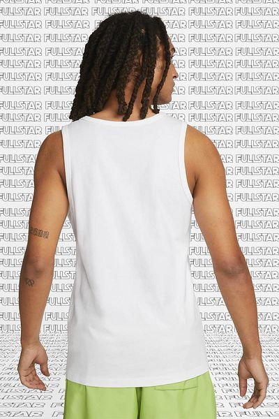 Nike Sportswear Cotton Festival Tank White Cotton Casual Style Undershirt White
