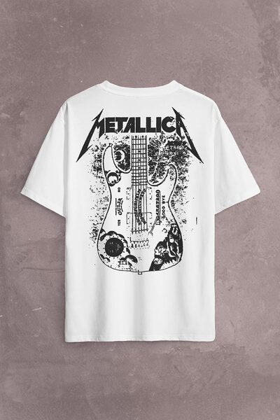 Kendim Seçtim Metallica Kirk Ouija Board κιθάρα Rock κιθάρα πίσω εμπρός εμπριμέ μπλουζάκι υπερμεγέθη Unisex T-shirt