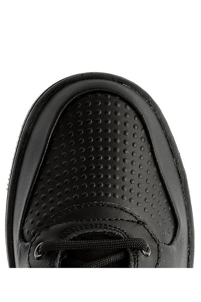 Nike Court Borough Mid Winter Leather Sneaker Γνήσιο δερμάτινο ψηλό αθλητικό παπούτσι μαύρο