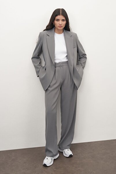 Mathilda Store Kadın Grey Special Edition Palazzo Pantolon