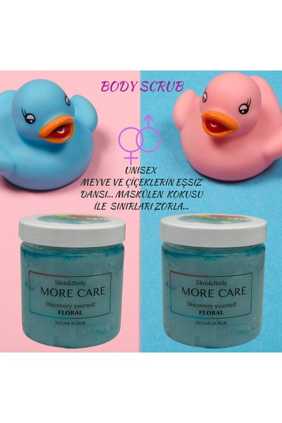 morecare مقشر الجسم VUCÜT PEELING برائحة الأوركيد، ذو رائحة دائمة، مضاد للتشقق ومرطب