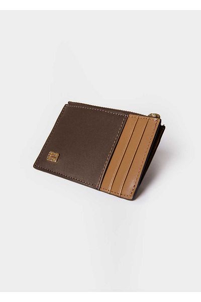 Boris Becker Brown Color Leather Card Holder