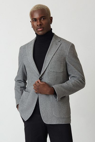 Bisse Men's Gray Jacket