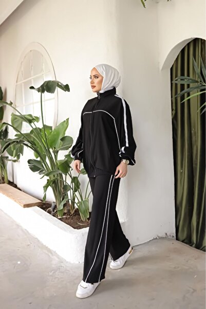 MİMİ Luxury Wear Σετ Γυναικεία Μαύρη Φόρμα - Σετ των δύο