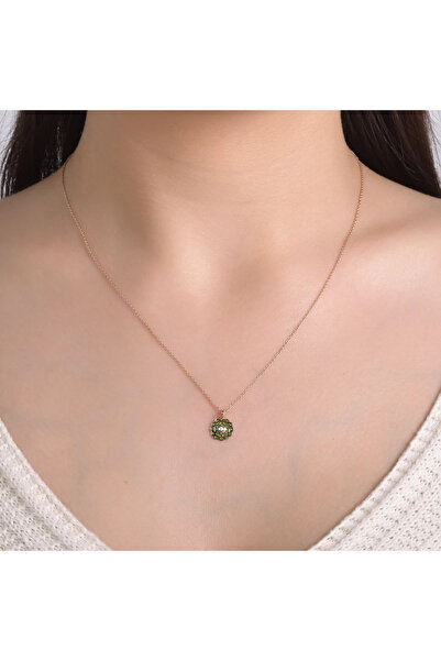 Ariş Pırlantalı Kalp Çakrası (Anahata) Kolye