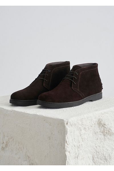 Boris Becker Brown Suede Boots