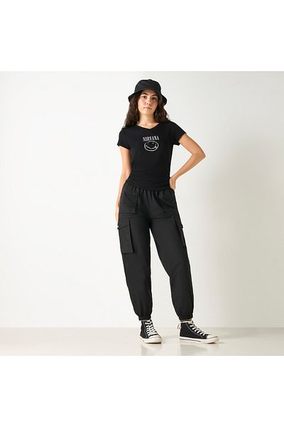 SP Characters CHR L EMBELLISHED RUCHED TEE
