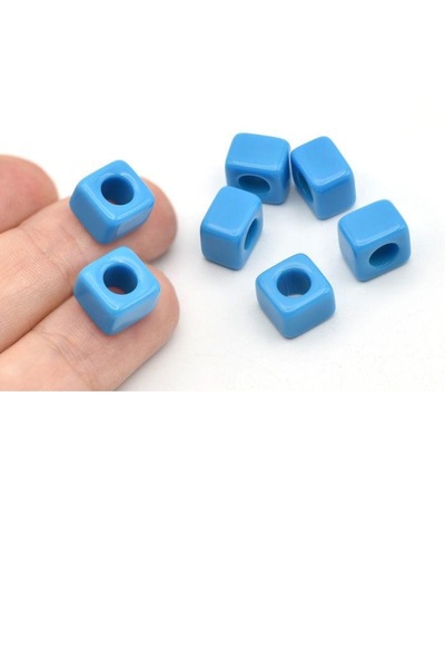 312 KONSEPT Κολιέ με μπλε χάντρες 1 εκ. - 3 χάντρες βραχιόλι