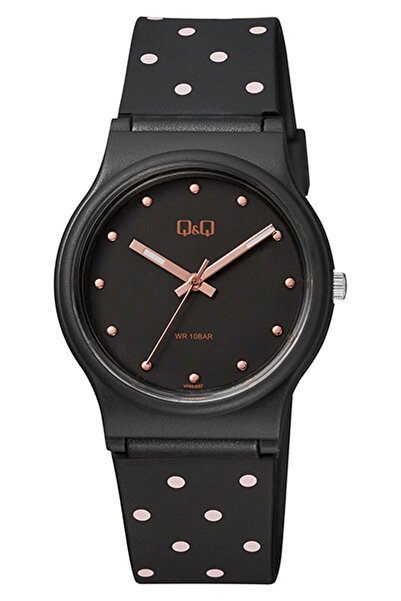 Q&Q Unisex Waterproof Plastic Cord Wrist Watch