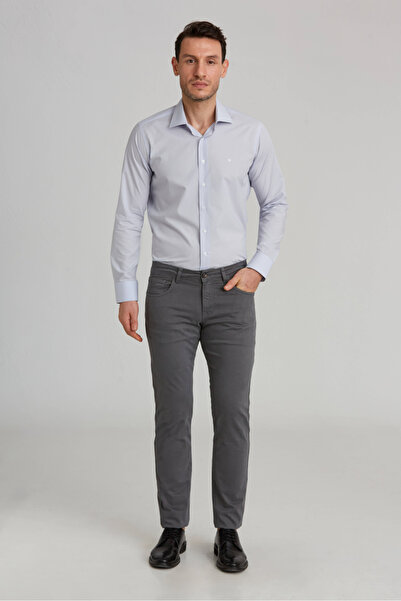 Bisse Regular Fit 5 Cepli Kahve Gabardin Spor Erkek Pantolon