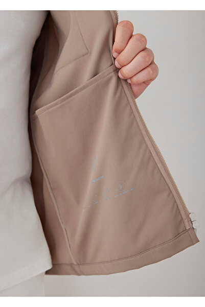 Boris Becker Bej Renk Teknik Dış Gömlek