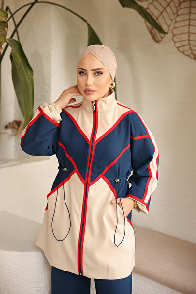 MİMİ Luxury Wear Kadın Tesettür Tunik Pantolon Double Crep Ikili Takım