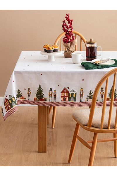 LC Waikiki Home Nutcracker Printed Tablecloth 150X200 cm