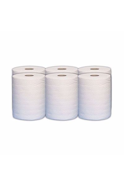 YOK YOK AMBALAJ Movable Touchless Towel 2 Layers 21 cm Pack of 6