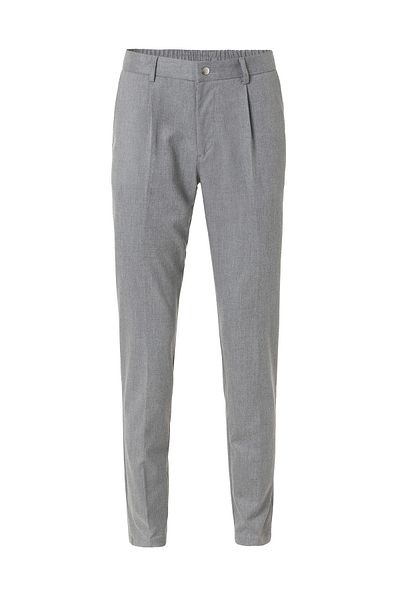 Boris Becker Gray Color Pleated Chino Pants