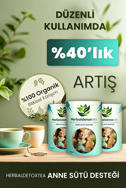 Herbaldetox Anne Sütü Desteği Anne Sütü Artırıcı Detox Bitki Çayı 200gr