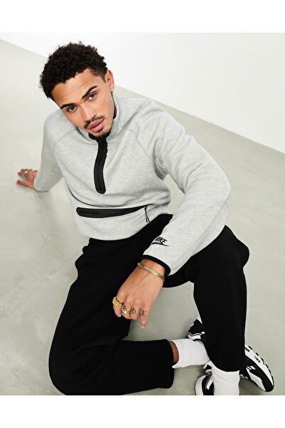 Nike Технологічна флісова кофта з напівзастібкою Gri Erkek