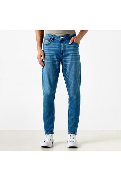 Lee Cooper Skinny Fit Mid-rise Jeans With Pockets
