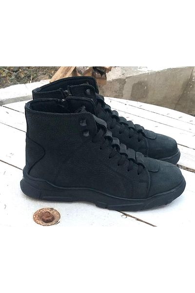 Bulldozer 220009 Ανδρικές γνήσιες δερμάτινες μπότες casual
