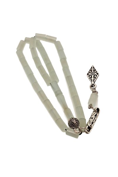 Han Ticarethane Gray Transparent Cutting Cut Airplane Glass Rosary