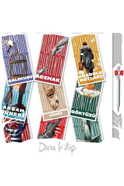 İnkılap Kitabevi Çalıkuşu - Acımak - Anadolu Notları - Akşam Güneşi - Harabelerin Çiçeği - Gökyüzü - Gizli El +2