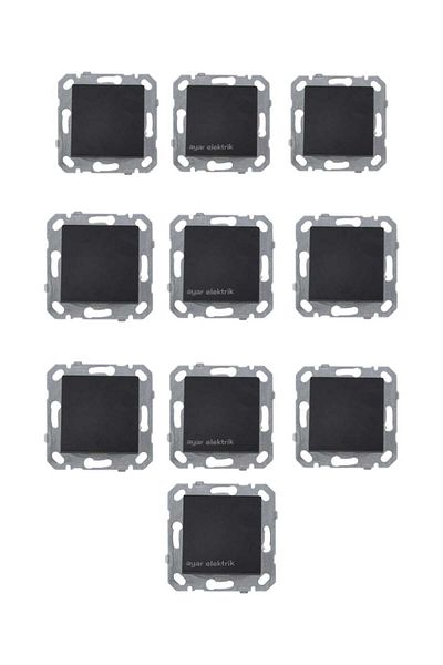 Netelsan Byobu Black Single Switch 10 Pieces Excluding Frame