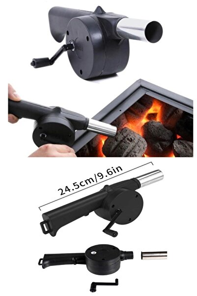 Speed Out Mangal Barbekü Soba Semaver Odun Kömür Tutuşturucu Pratik Mangal Fanı Ateş Yakma Körükleme Fanı