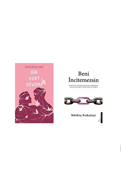 İthaki Yayınları Bir Kürt Sevdim - Dilek Bilgiç Esen Beni İncitemezsin - Müth...
