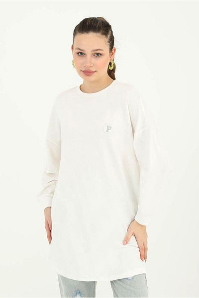 Moda Rosa 24y4355 - Ecru - Puane Relax Tunic