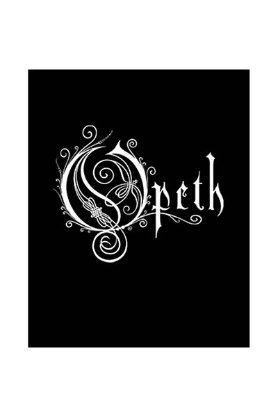 Z zepplin Opeth Logo Alb Patch Patch pentru spate mare