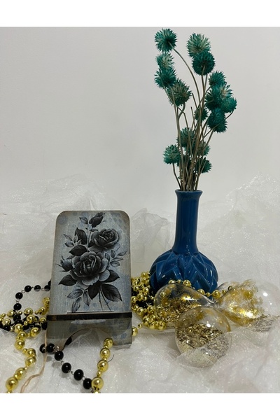 Ahşap Telefon, Tablet Tutucu,El Boyaması,Hediyelik Eşya,Yılbaşı