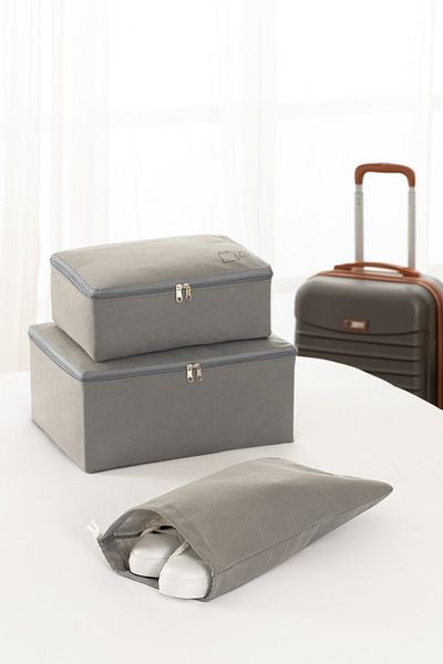 REKHOME 3-Piece Suitcase Organizer Suitcase Organizer Set Travel Holder