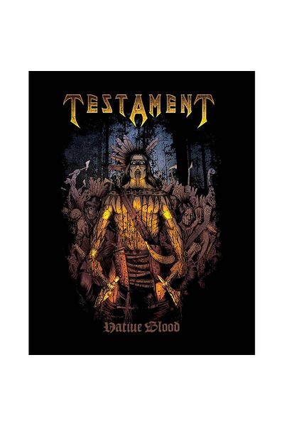 Z zepplin Patch-ul pentru spate mare Testament Native Blood