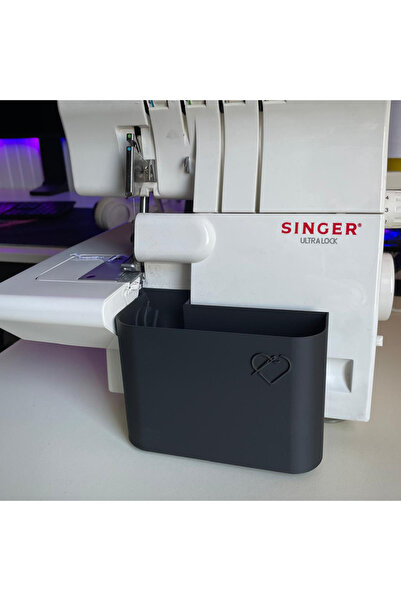 Genel Markalar Morpiko Singer Overlok Uyumlu Çöp Kutusu Atık Fire Kabı 14sh65...