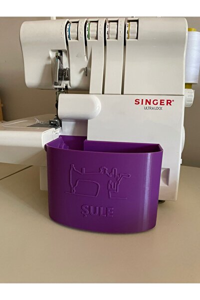 Genel Markalar Singer Overlok Çöp Kutusu Fire Kabı Xl Kişiye Özel Mor 14sh654...