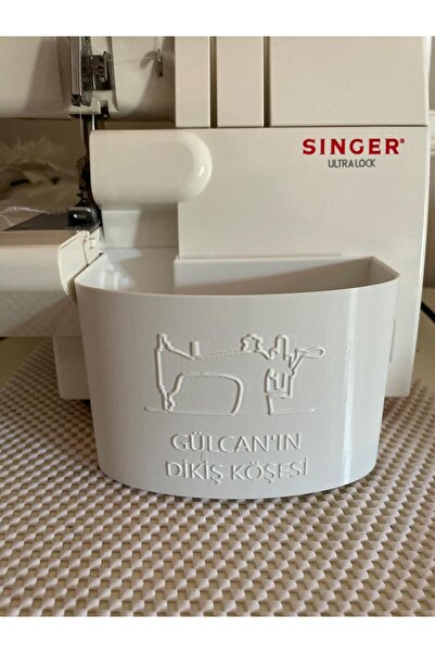 Morpiko Singer Overlok Çöp Kutusu Fire Kabı Xl Kişiye Özel 14sh654 14sh754 14hd854 Hd0405s S010l