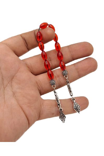 Han Ticarethane Tasbih Zaza cu 11 boabe tăiate din boabe roșii